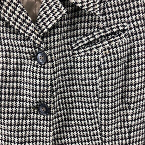 ❤ - Rosenblum Vintage Brown Houndstooth Blazer - Picture 3 of 12